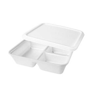 PT-110-3D Pote Branco Retangular Fundo EPS 1100ml (50un)
